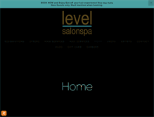 Tablet Screenshot of levelsalon.com